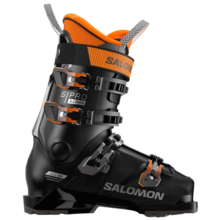 Salomon S/Pro ski pancerice – profil sa 4 kopče i termo-oblikovljivom školjkom